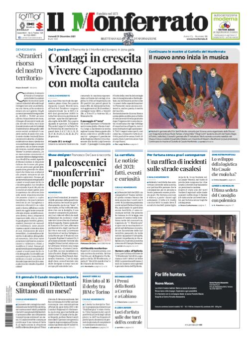 Il Monferrato - Edizione 98 del 31/12/2021